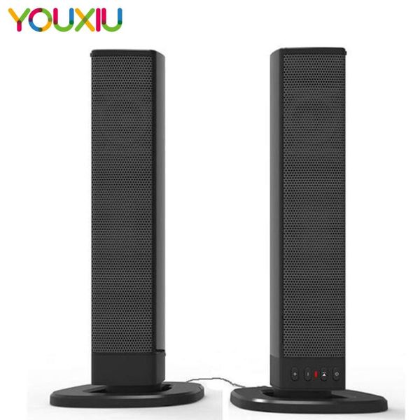 

youxiu-bs36 soundbar tv sound bar wireless speaker detachable soundbar home theater dual connection methods for tv smartphone