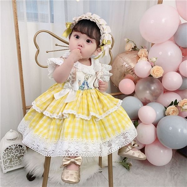 

toddler girls birthday dress court styie infant girls princess dress baby elegant party wedding dress baptism clothes for girls 0922, Red;yellow