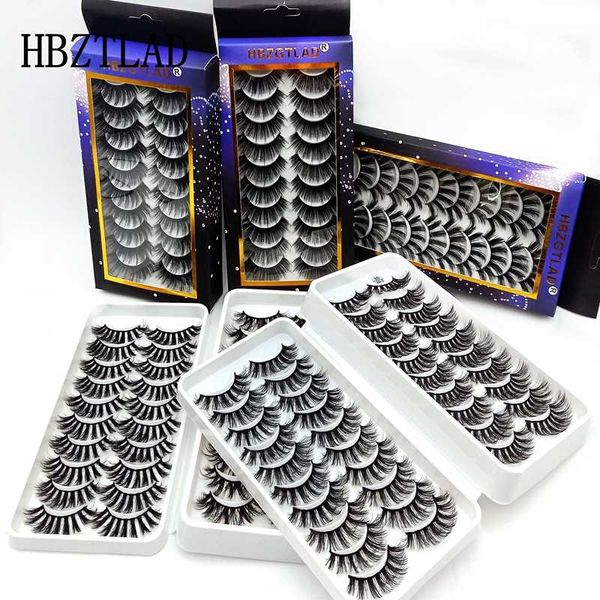 

new 5/10/20 pairs mink eyelashes 3d false lashes thick crisscross makeup eyelash extension natural volume soft fake eye lashes