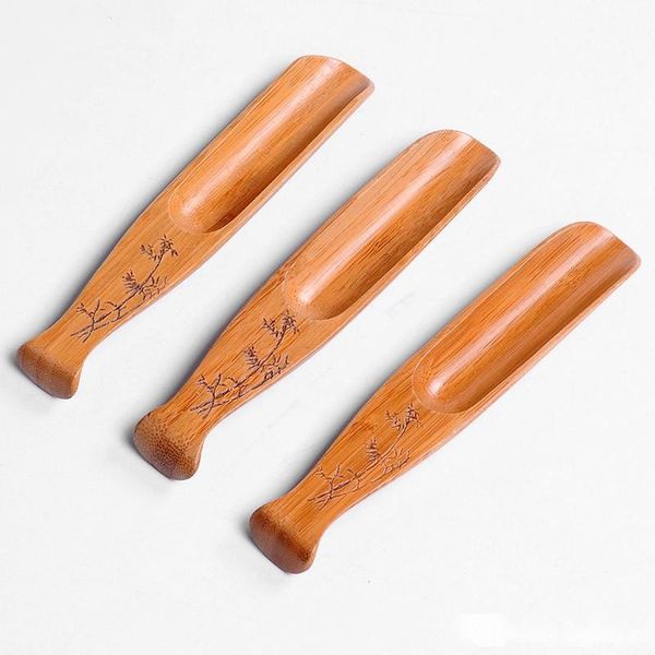 

short handle bamboo small tea spoons tea accessories crafts handmade of natural no paint crafts tea shovel f20173536