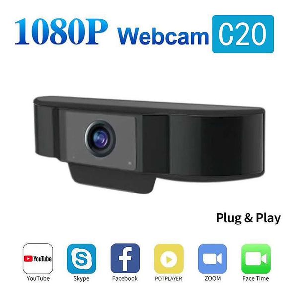 

flexible usb webcam 1080p 1920x1080 web camera wide angle camera with built-in microphone usb web cam for pc lapnotebook