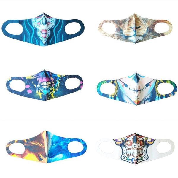 

halloween cloth washable face mask breathing foldable mascarilla protective reusable custom respirator good 3hta e2