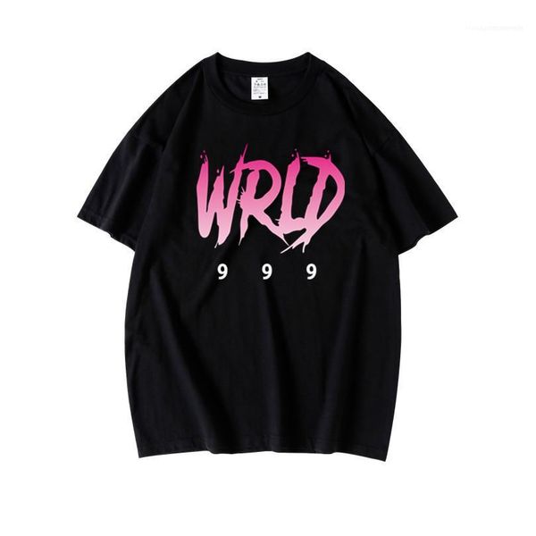 

loose tees mens designer summer hiphop signer street style crew neck sweet color tshirts teenagers letter print, White;black