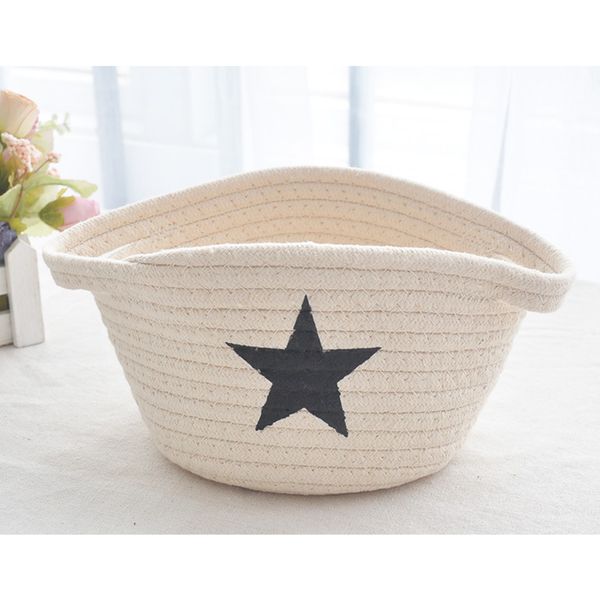 

home toys practical organizer gadgets holder storage basket foldable star print