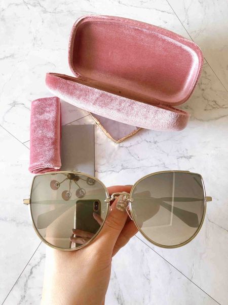 

woman new sunglasses high-grade high de designer luxury sol sunglasses women mujer glasses 062s gafas 2020 sun quality cateye womens lu qbup, White;black