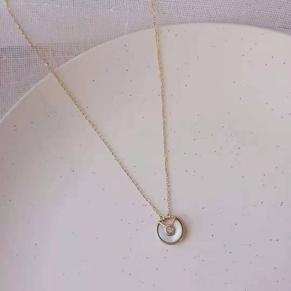 

home classic card amulet necklace, Silver