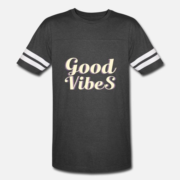 

good vibes good vibes t shirt men printing short sleeve round collar standard anti-wrinkle fashion spring pictures shirt