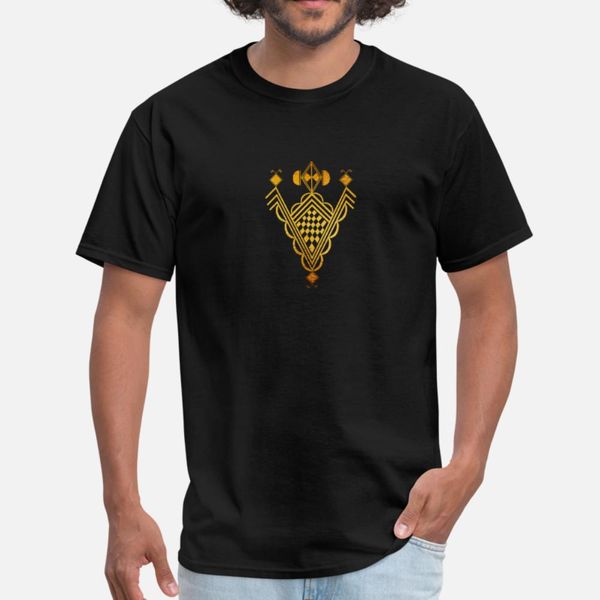

golden amazigh футболка мужчины хлопок трикотажная o шеи одежда graphic строительство весна осень природные shirt