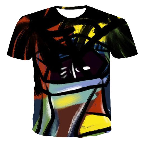 

creativity skull new anime print the 3d print shirts anime graphic plus size men clothing