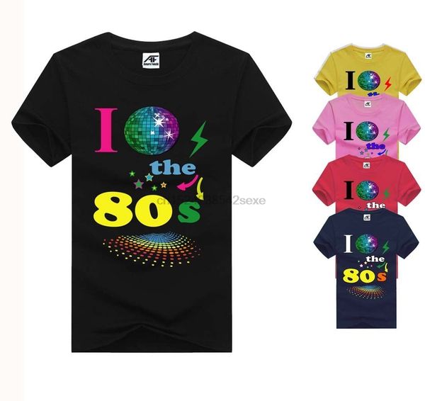 

ladies i love the 80s printed tshirt eighties womens 80 short sleeve tee