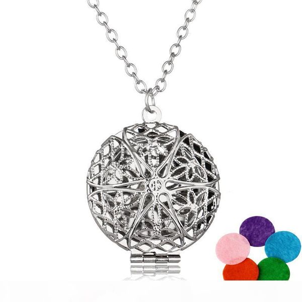 

премиум ароматерапия эфирное масло диффузор ожерелье медальон подвеска antique silver духи медальон 60см цепи ювелирные изделия с 5 мышек