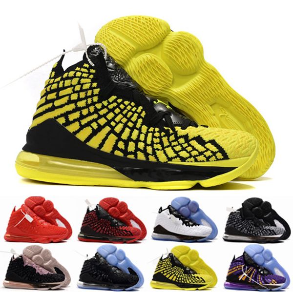 

2019 new james 17 xvii starting equality mens women big kids basketball shoes for james 17s trainers sports sneakers 7-12, Black