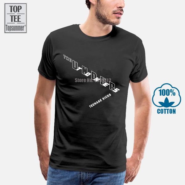 

the undertones teenage kicks screen printed tribute t shirt