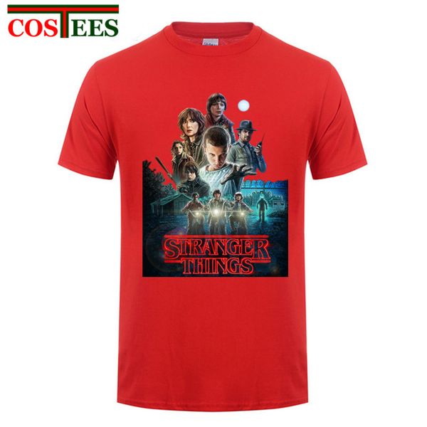 

new arrivals 2017 new fashion stranger things t-shirt funny men's novelty t shirt summer hipster cool male tee