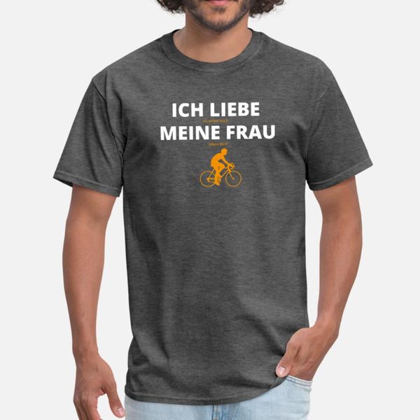 

ich liebe meine frau bicycle cycling bike t shirt men designer cotton size s-3xl leisure gift breathable summer style standard shirt