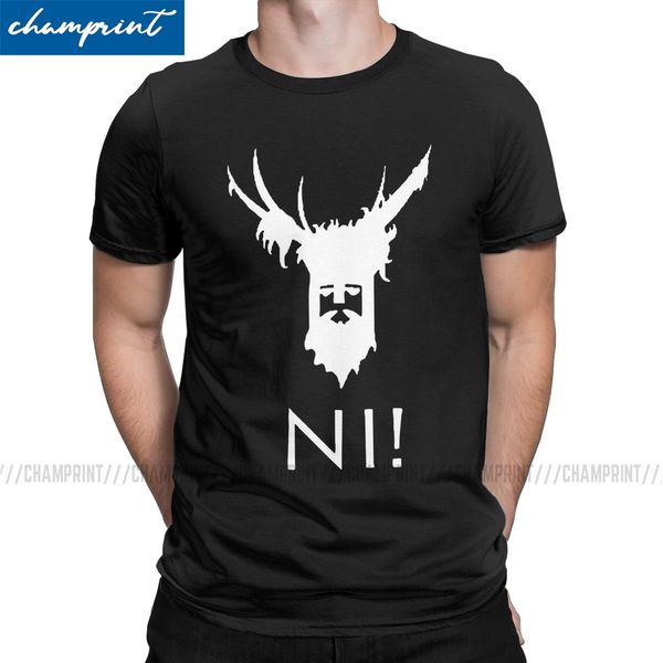 

funny knights of ni ritter der monty t-shirts men crew neck t shirt fun kokosnuss vom die ni sagen nie monty python holy grail