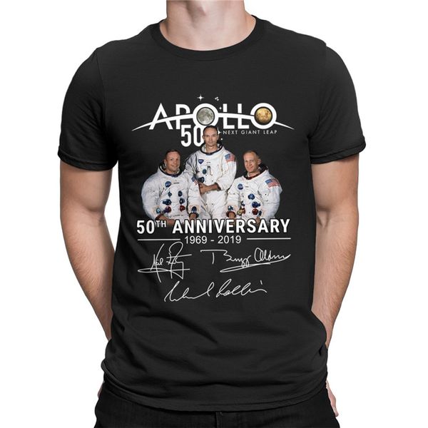 

anniversary apollo moon 1969-2019 50th retro t shirts space adventure occupy mars tshirts men hipster new tee shirts cotton