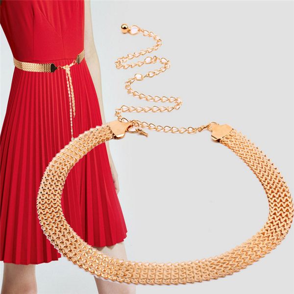 

luxury women chain belts waistbands all-match waist long tassel chain belts for party jewelry dress, Black;brown