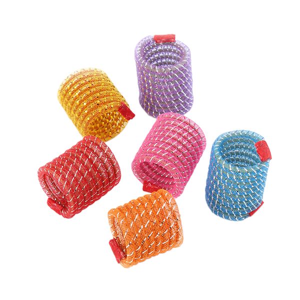 

6pcs elastic spring line tube trianing funny durable cat toy random color kitten