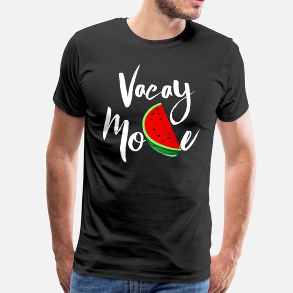 

vacay mode watermelon tropical summer vibes fruit t shirt men customize tee shirt round collar clothes loose fashion spring autumn