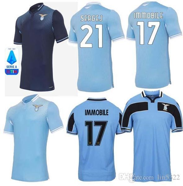 

new 20 21 lazio soccer jersey 2020 2021 lazio football shirt luis alberto camiseta de fÃºtbol immobile sergej maillot de foot uniforms, Black;yellow