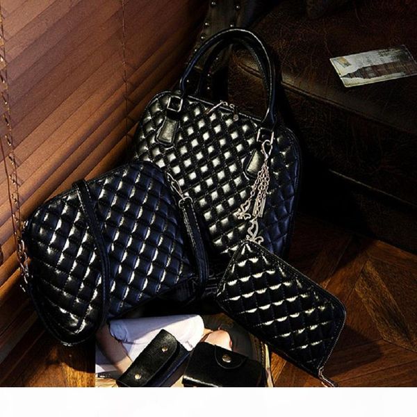 

pink sugao women shoulder handbag deisgner purses 5pcs set handbag lady tote bags pu leather 2020 new fashion bags bhp