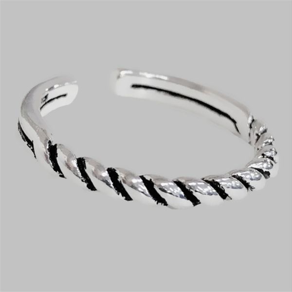 

2020 offers solid ring for woman simple vintage twisted adjustable rings price whole sale women ladies, Golden;silver