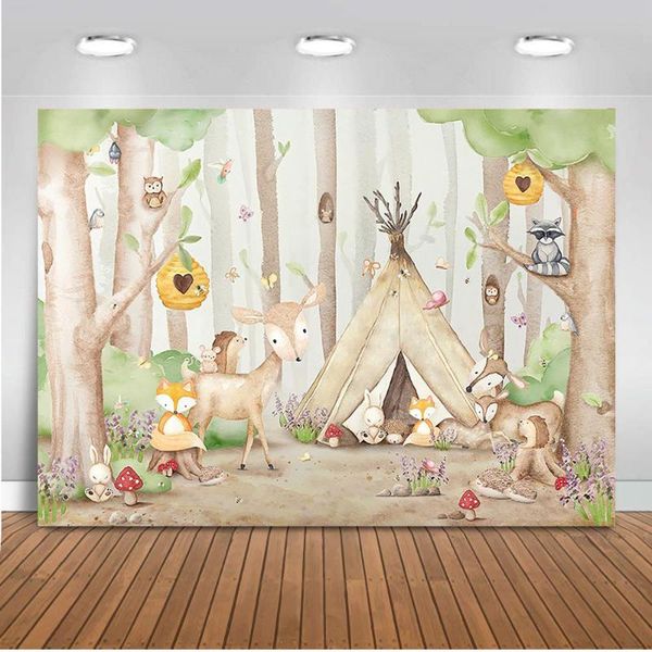 

jungle safari party birthday pcall backdrop animals forest cartoon background for p studio birthday theme party backdrop