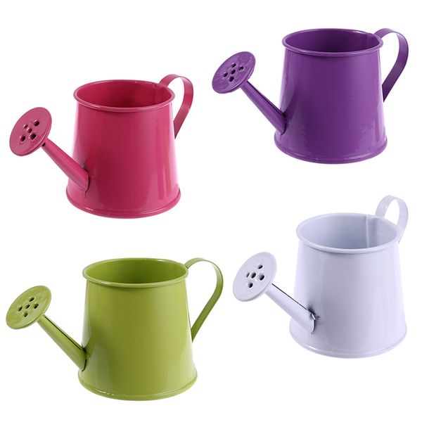 

1 pcs metal mini bucket colored favour box gift pails candy box 2020