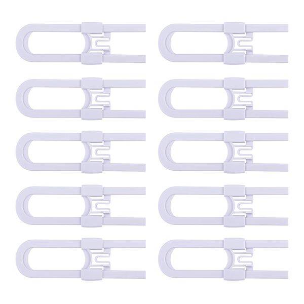 

10pcs sliding cabinet locks - proofing cabinets with adjustable child safety lock handles doors storage door cupboard