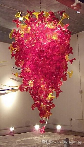 

price flower chandelier home decoration led light source european dale chihuly style murano glass modern chandelier