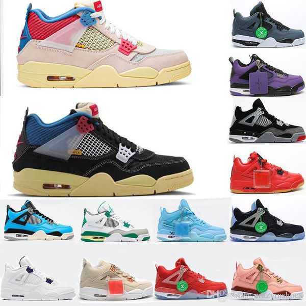 

new 4s sp sail blue basketball shoes denim ts court purple university orange red tattoo womens men trainer sports sneaker