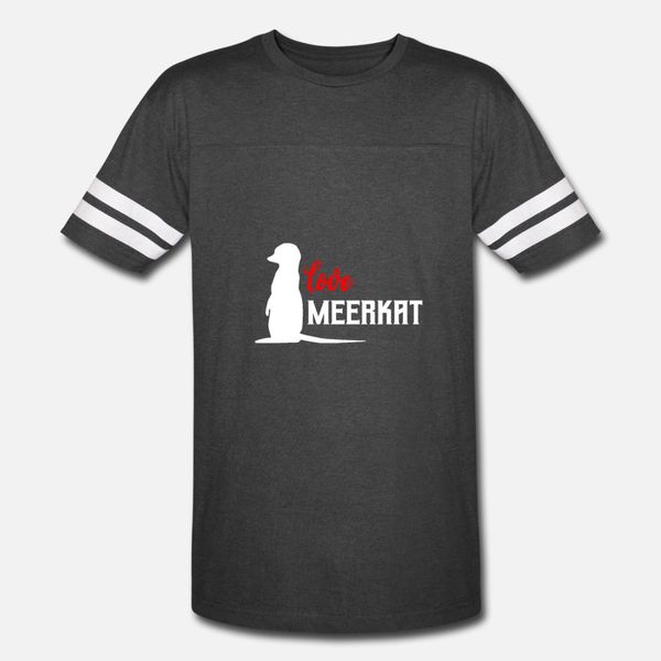 

meerkat love carnivore mob pets wild animal gift t shirt men create short sleeve round neck graphic humor summer novelty shirt