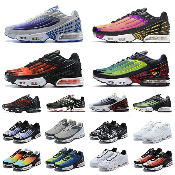 

tn plus 3 men women running shoes triple white black hyper blue green volt grey mens womens trainers sports sneakers runners