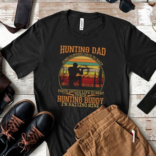 

hunting dad t shirt hunting buddy im raising mine vintage hunter for dad funny mens papa grandpa hunting fathers day gift