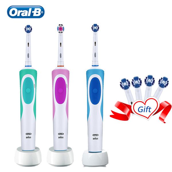 

oral b vitality electric toothbrush rechargeable 2d rotating deep clean replacement brush head hygiene electronic tooth brush