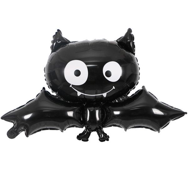 

black bat halloween foil balloon toys for children birthday party halloween props
