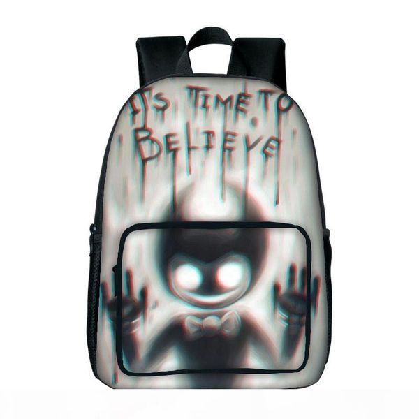 

designer-new fashion bendy and the ink machine school bag children backpack for student school bag notebook backpack daily backpacks gift