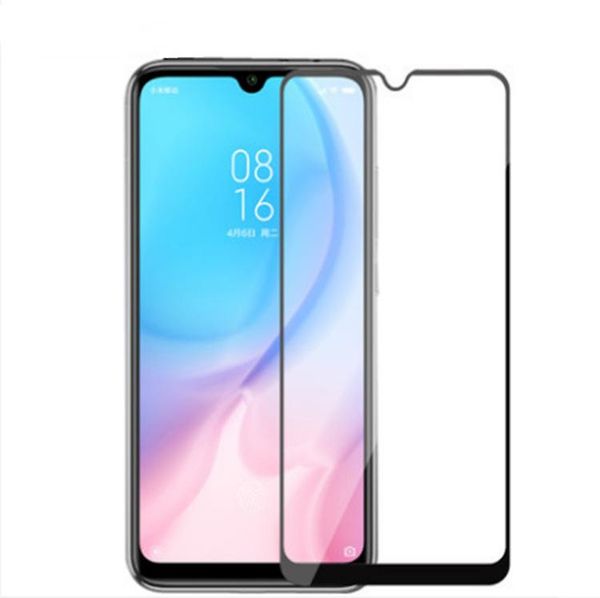 

cgjxs9h full cover tempered glass screen protector silk printed for xiaomi cc9 cc9e 700pcs no retail package