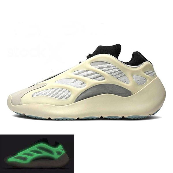 

новая мода 700 кроссовок orange wave runner азаэль 500 bone белого камень статических синих овсяной радуга mens женщина тренеры спорт кроссо, Black