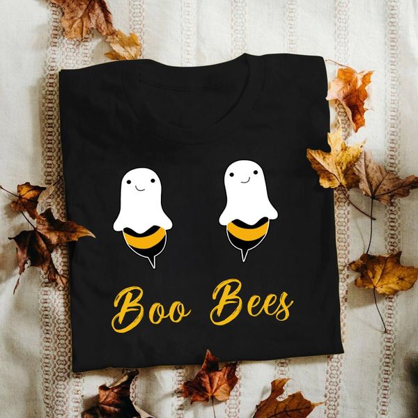 

boo bees let it be funny halloween party t shirt xs-3xl cotton t-shirt parent-child wear