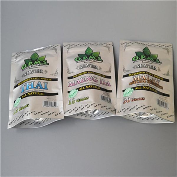 

child dry o.p.m.s. proof mylar reserve maengda mylar bag resealable flower and special silver bags smell proof bag malay herb thai wubqlbsg