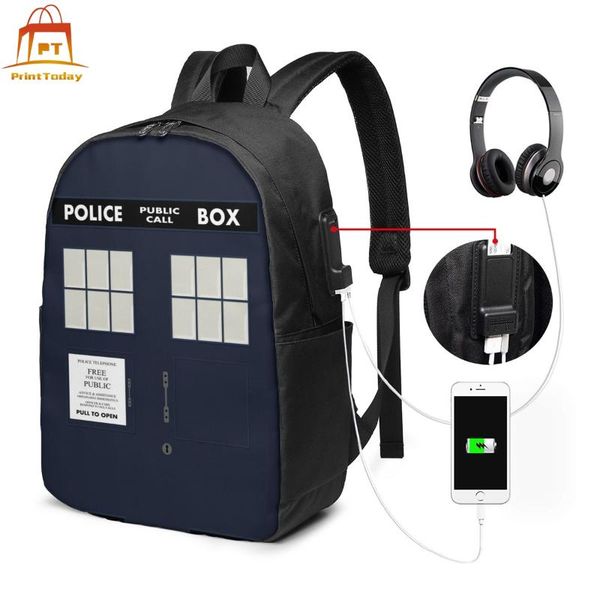 

tardis who backpack tardis who backpacks multifunction bag men - women sports bags