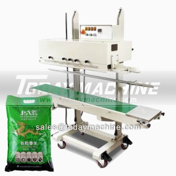 

yabi table type continuous band sealer fr900 film sealing machine