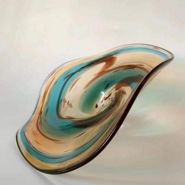 

2020 Moroccan Wedding Wall Plates 100% Mouth Blown Borosilicate Dale Chihully Style Cheap Murano Glass Wall Lamps