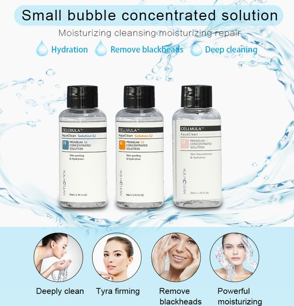 

s1 s2 a3 aqua peeling solution 50ml per bottle aqua clean solution hydra facial serum for hydra dermabrasion fast
