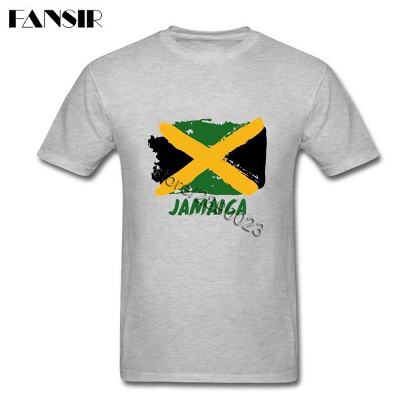 

awesome jamaica flag t shirt men short sleeve organic cotton men t-shirt camisa masculina over size