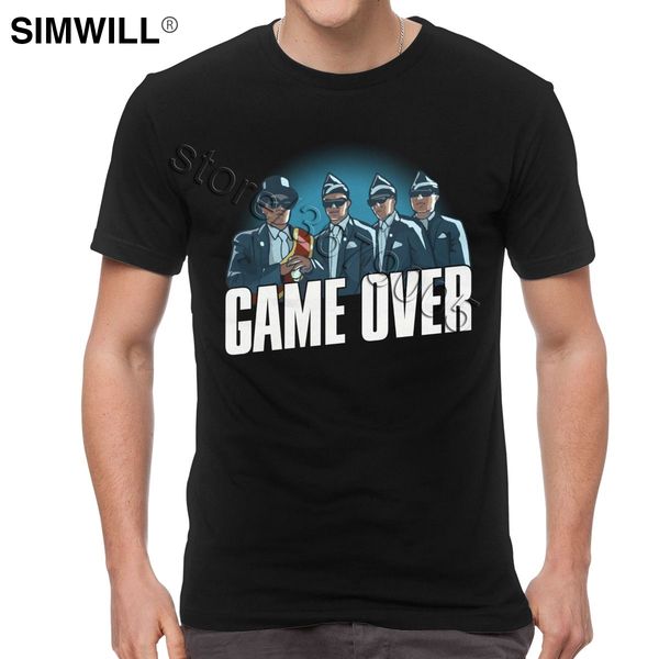 

2020 game over coffin dance tees short sleeve funny meme funeral dancing with casket pallbearers casual t shirt merchandise