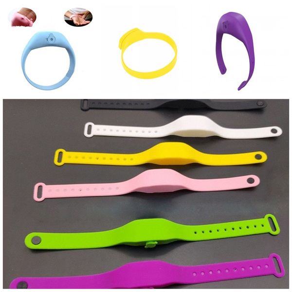 

womens mens wristbands silicone bracelets lady watches hand sanitizer durable new party favor gift round convenient 5yc f2