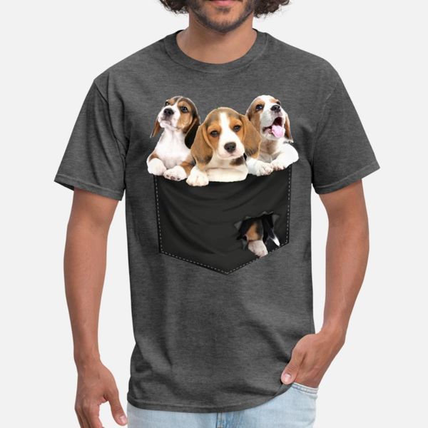 

beagle pocket mid classic husky t shirt men printing cotton o-neck male sunlight fashion summer style letters shirt